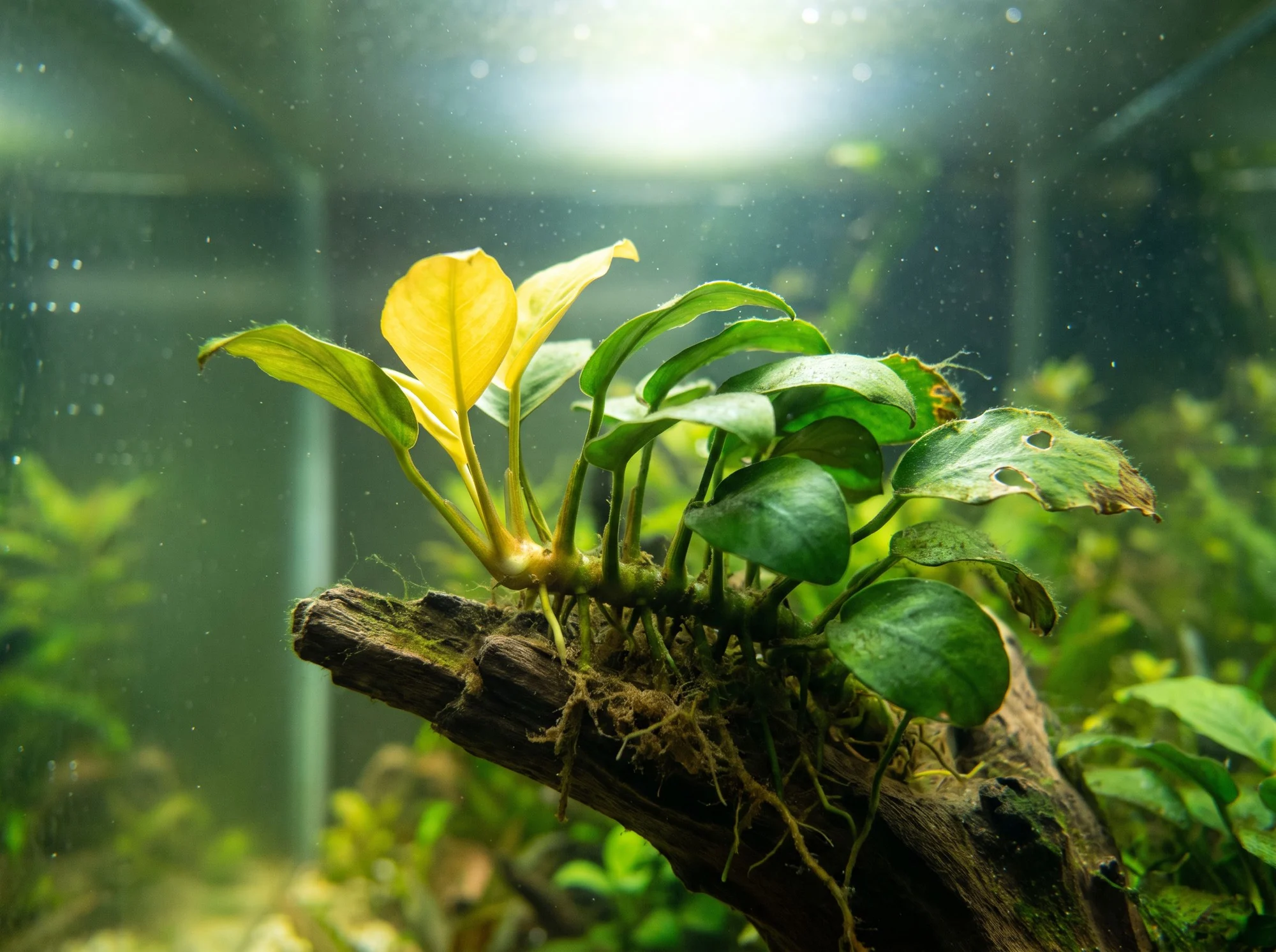 Anubias barteri var. nana 'Golden Heart'